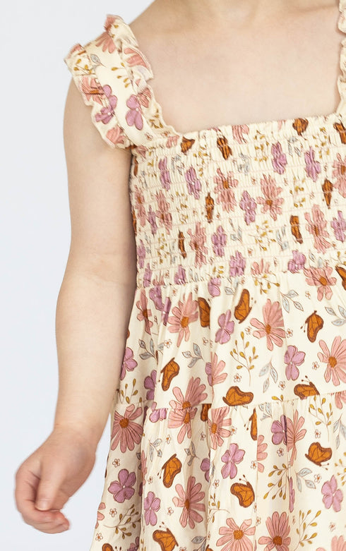 floral-butterfly-shirred-dress House of Henry - Sophia's Style-4